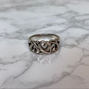 Tiffany Loving Hearts Ring Authentic